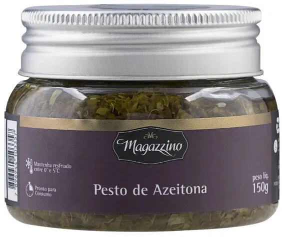 Molho Pesto Azeitona Magazzino Vidro 150g