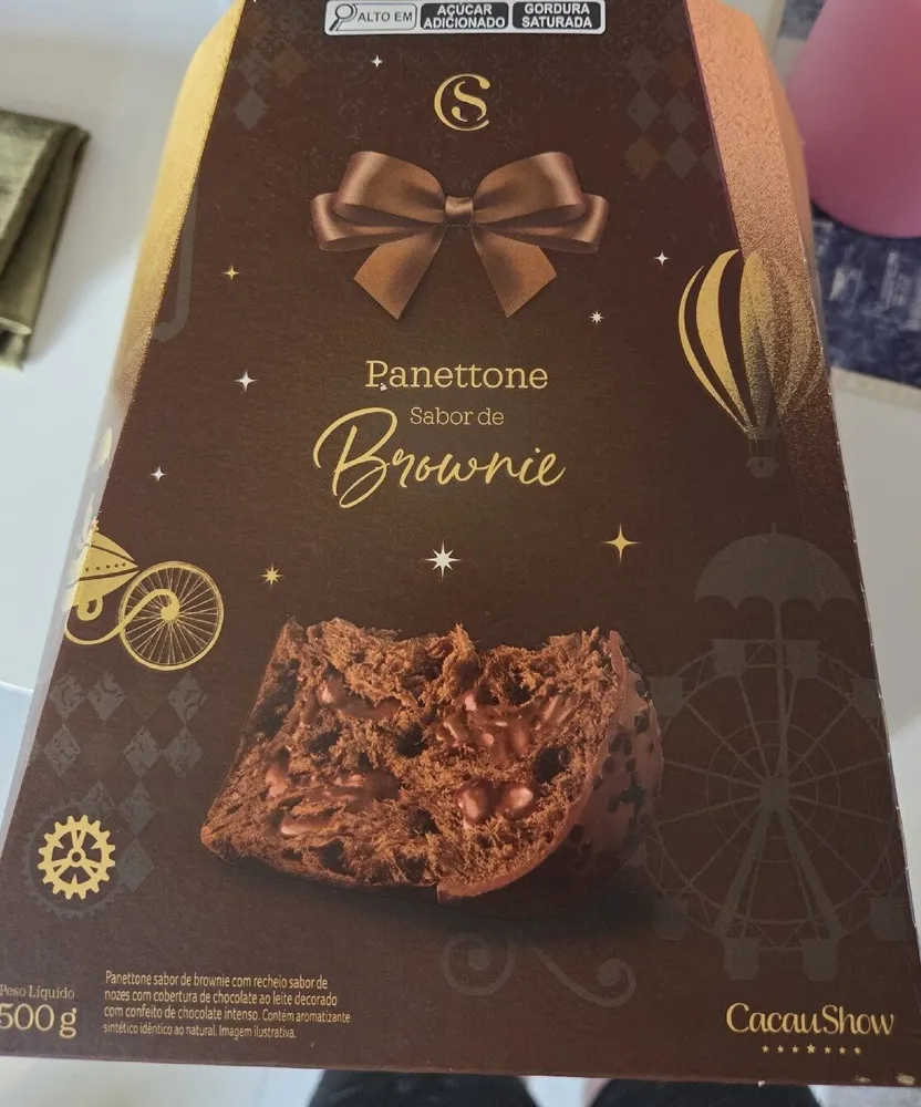 Panettone Sabor de Brownie