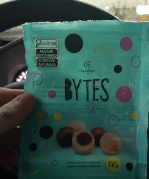 Bytes chocolate branco e ao leite