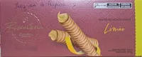 Wafer recheado sabor limão