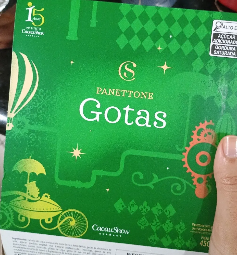 Panettone gotas