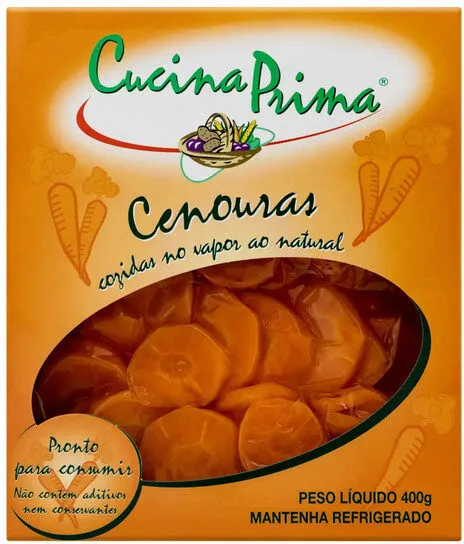 Cenoura Verdureira Cozidas 400gr
