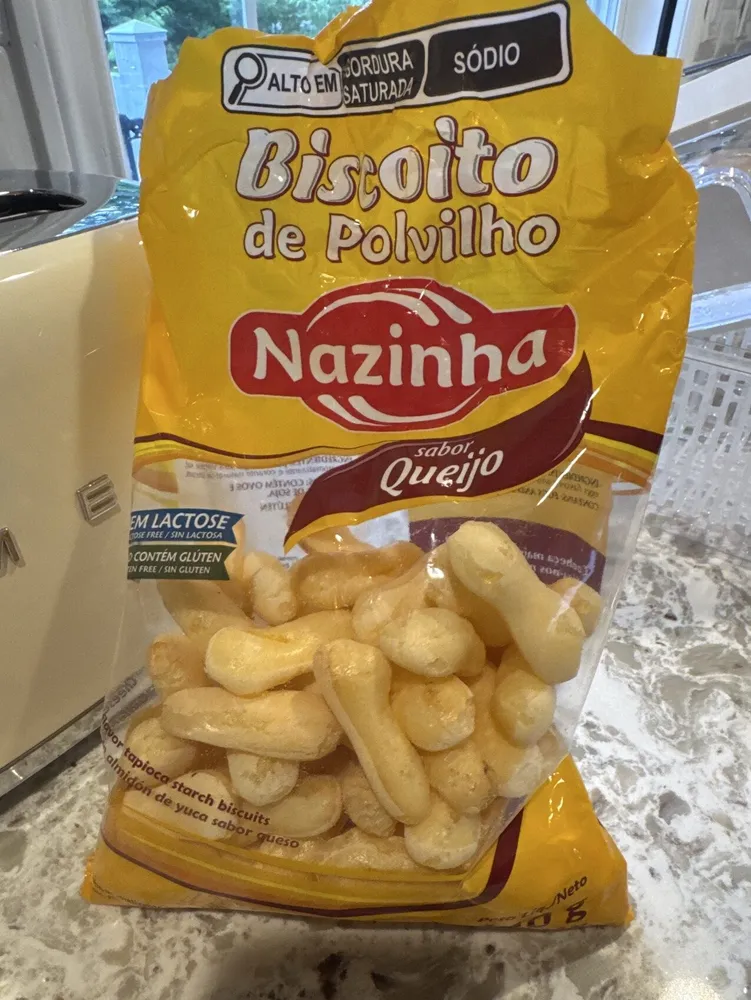 Biscoito Polvilho sabor queijo - Nazinha