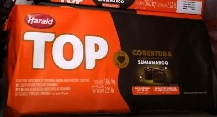 TOP Cobertura Meio Amargo