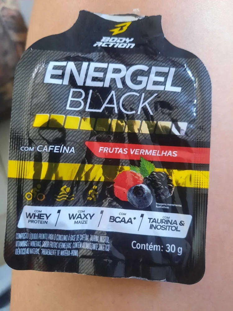 Energel Black Frutas Vermelhas