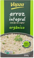 Arroz Cozido No Vapor Integral Orgânico Vapza Caixa 250g