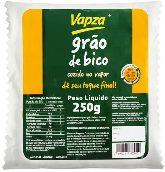 Grão De Bico Vapza Single 250g