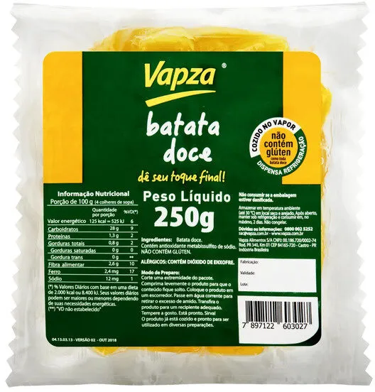 Batata Doce Vapza Single 250g