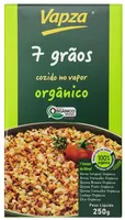 Arroz Cozido No Vapor Orgânico 7 Grãos Vapza Caixa 250g