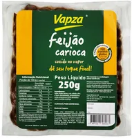 Feijão Carioca Cozido No Vapor Vapza Caixa 250g