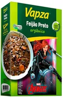 Feijão Preto Orgânico Avengers Vapza Caixa 160g 2 Unidades