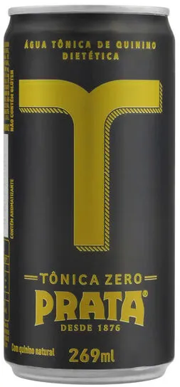 água Tônica Prata Zero Lata 269ml