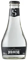 água Mineral Soda Com Gás Prata Club Soda Garrafa 200ml
