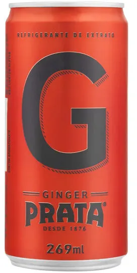 Refrigerante Ginger Prata Lata 269ml