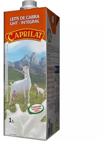 Leite De Cabra Uht Integral Caprilat Caixa 1l