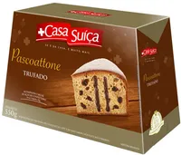 Bolo De Páscoa Com Gotas De Chocolate Ao Leite Recheio Trufado Chocolate Meio Amargo Casa Suíça Pascoattone Caixa 550g