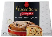 Bolo De Páscoa Com Frutas Cristalizadas E Uvas Passas Casa Suíça Pascoattone Zero Caixa 400g