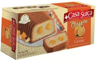 Bolo Suíço Clássico Laranja Recheio Laranja Casa Suíça Caixa 370g