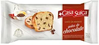 Bolo Baunilha Recheio Gotas De Chocolate Casa Suíça Café Da Manhã Pacote 250g