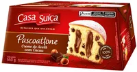 Bolo De Páscoa Com Gotas De Chocolate Ao Leite Recheio Creme De Avelã Com Cacau Casa Suíça Pascoattone Caixa 550g
