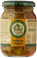 Relish De Pepino Companhia Das Ervas Vidro 210g