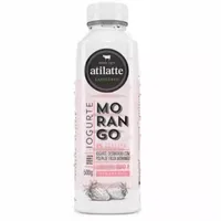 Iogurte Desnatado Morango Atilatte Garrafa 500g