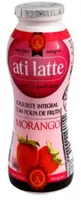 Iogurte Integral Morango Atilatte Frasco 180g