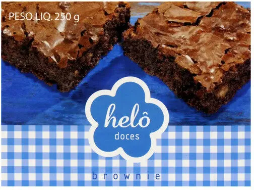 Brownie Nozes Helô Doces Caixa 250g
