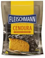 Mistura Para Bolo Aerado Cenoura Fleischmann Pacote 390g