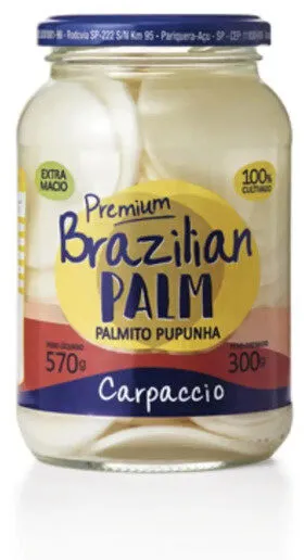 Palmito Pupun Carpac Brazilian 570g