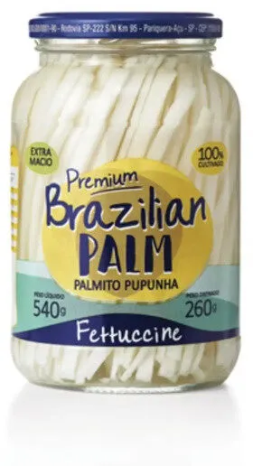 Palmito Brazilian 260g Pupunha Fettuccine