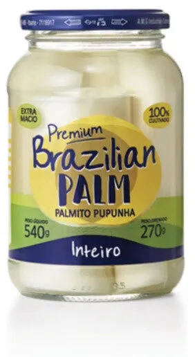 Palmito Brazilian 270g Pupunha Inteiro