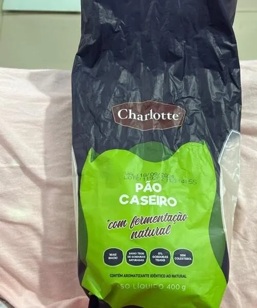 Pão caseiro com fermentação natural
