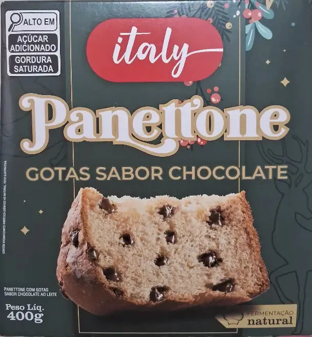 Panettone gotas sabor chocolate