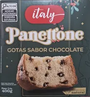 Panettone gotas sabor chocolate