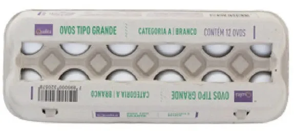 Ovos Bco.extra Iana Estojo C/12un