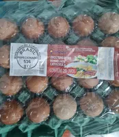 Ovos Tipo Extra Vermelhos - iana - 20un