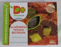 Almôndega vegana recheada