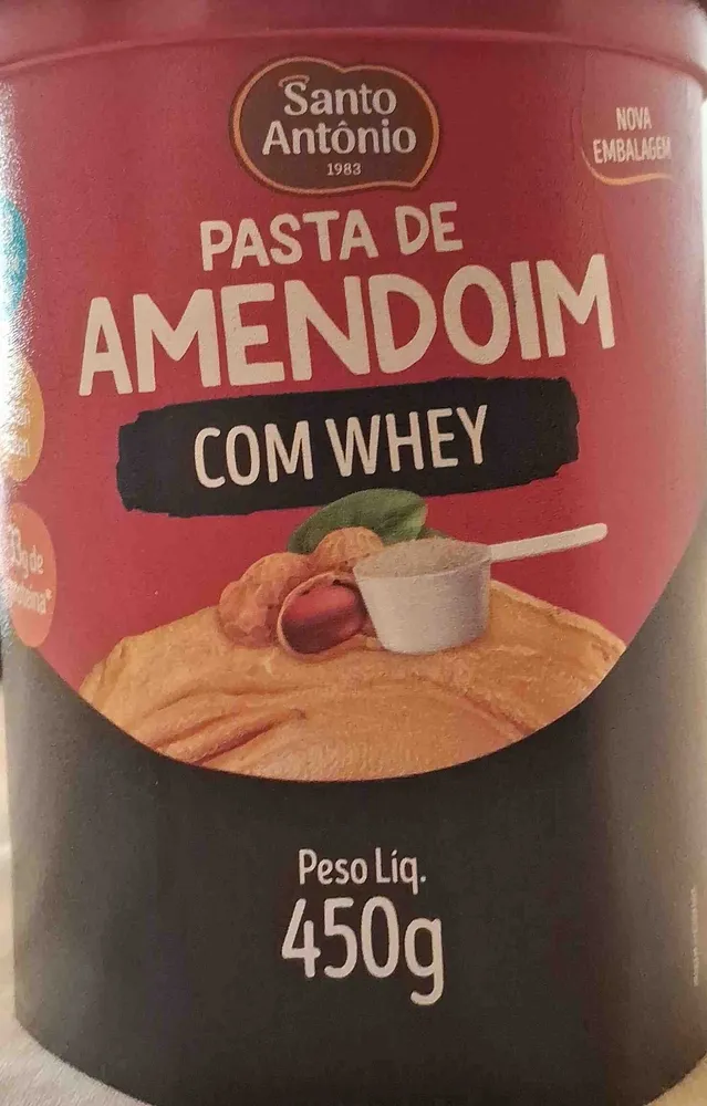 Pasta de amendoim com whey