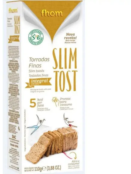Torrada Integral Grãos Fhom Caixa 110g