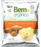 Batata Chips Lisa Orgânica Bem Orgânico Pacote 30g