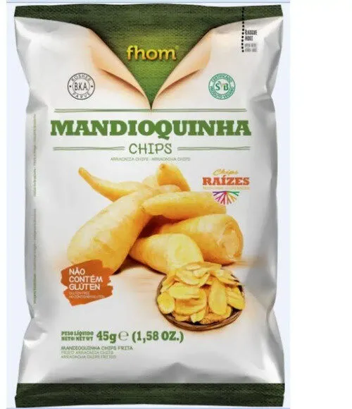 Chips Mandioquinha Chips Fhom Pacote 45g