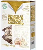 Biscoito De Tapioca, Linhaça E Amaranto Fhom Caixa 100g