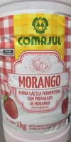 Bebida láctea fermentada morango