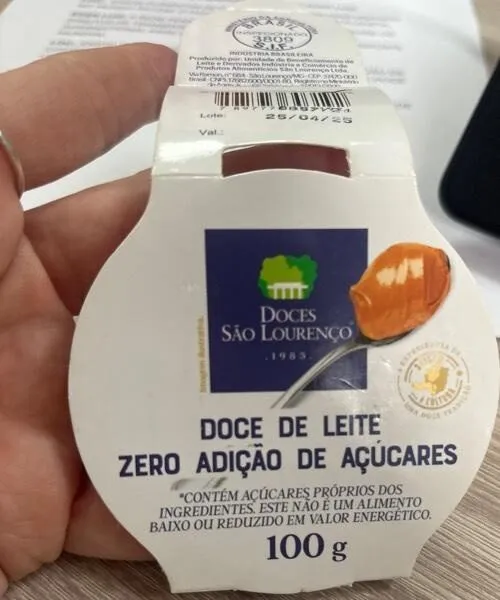 DOCE DE LEITE ZERO ADIÇÃO DE AÇÚCAR