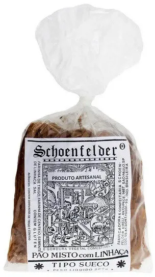 Pão Sueco Linhaça Schoenfelder Pacote 200g