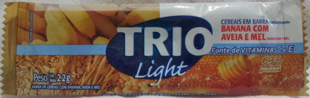 Trio Light Banana com Aveia e Mel