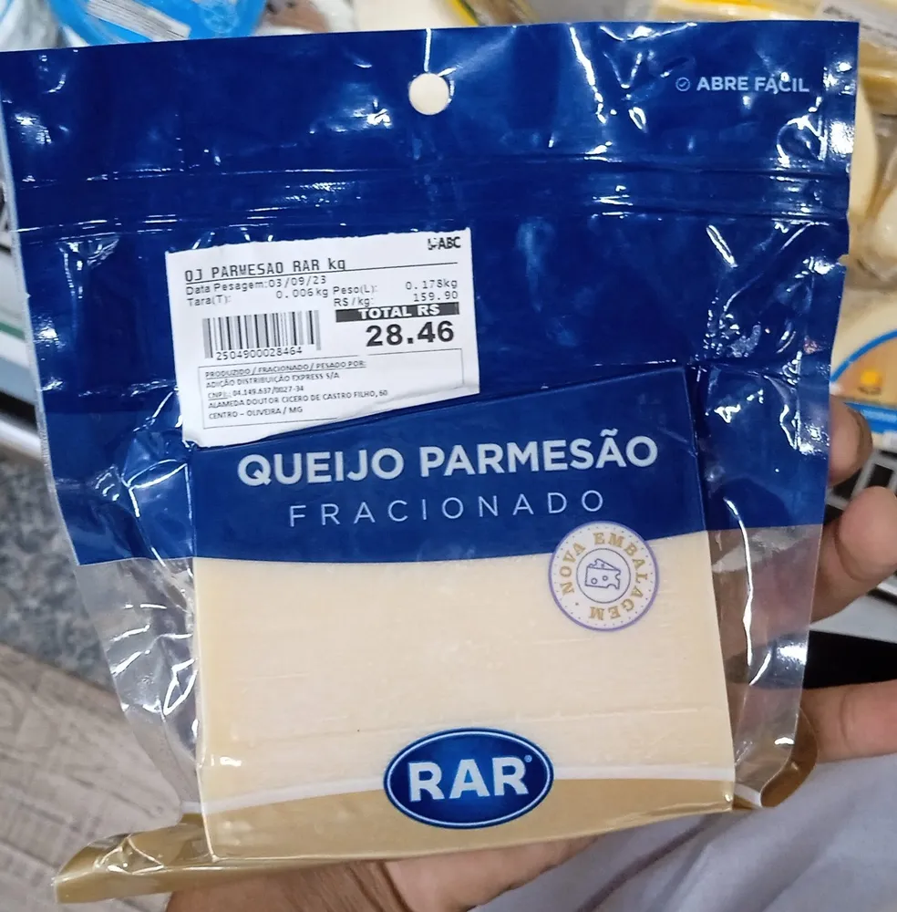 Queijo Parmesão Fracionado