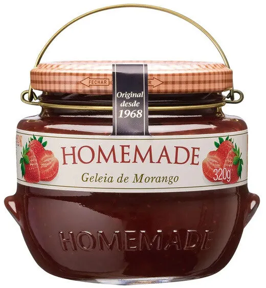 Geléia De Morango Homemade Vidro