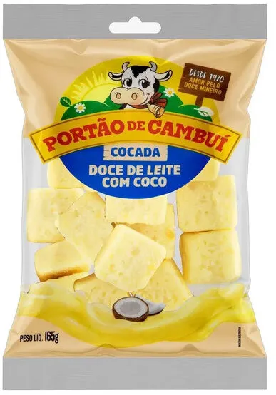 Doce De Leite Com Coco Portão De Cambuí Pacote 165g